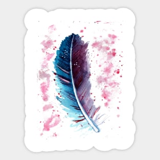 dreamy feather Sticker